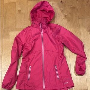 Hind pink windbreaker jacket sz M